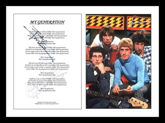 レア Roger Daltrey とPete Townshend 直筆サインCD