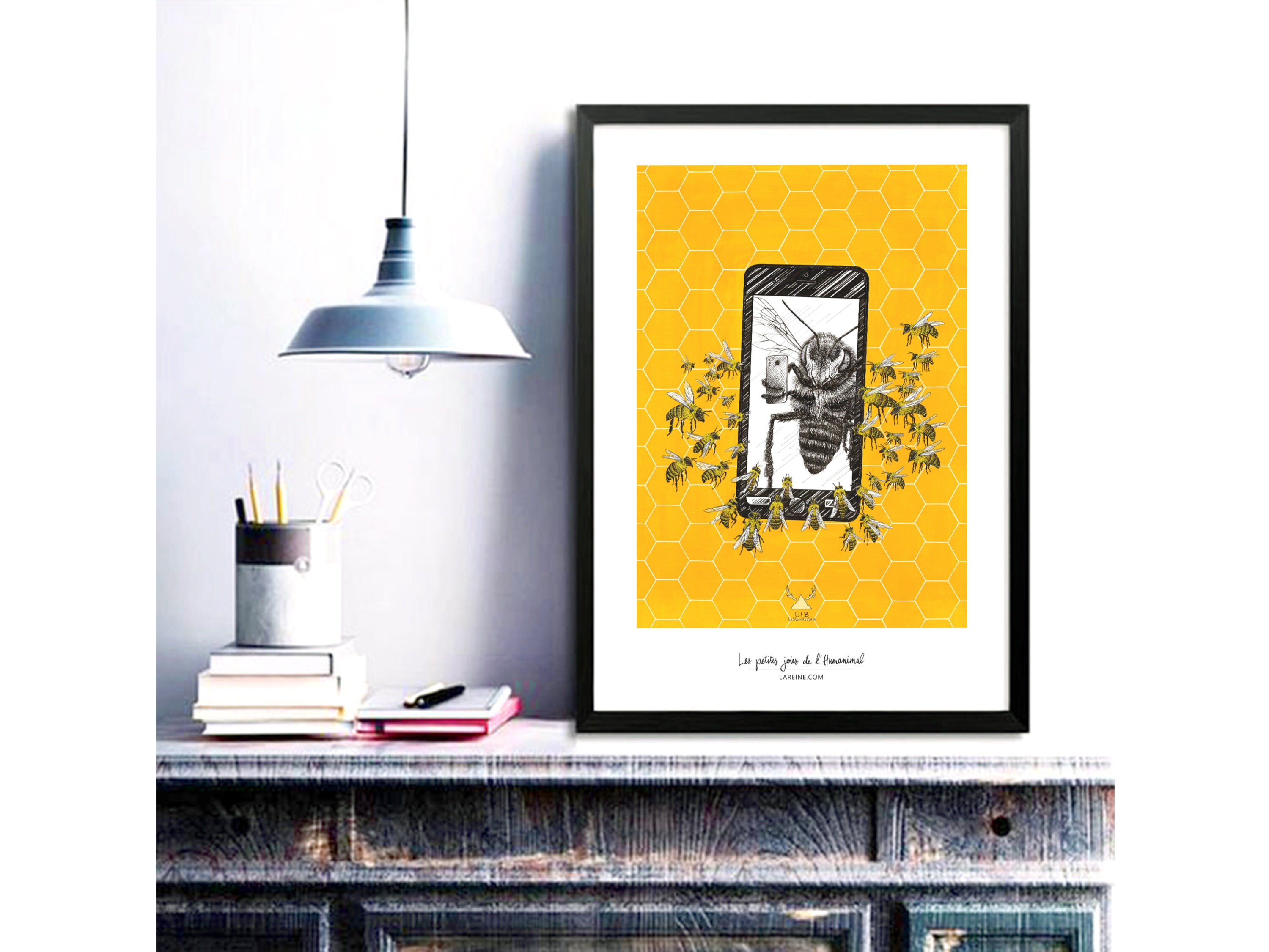 Affiche Humanimal - Illustration Animaux