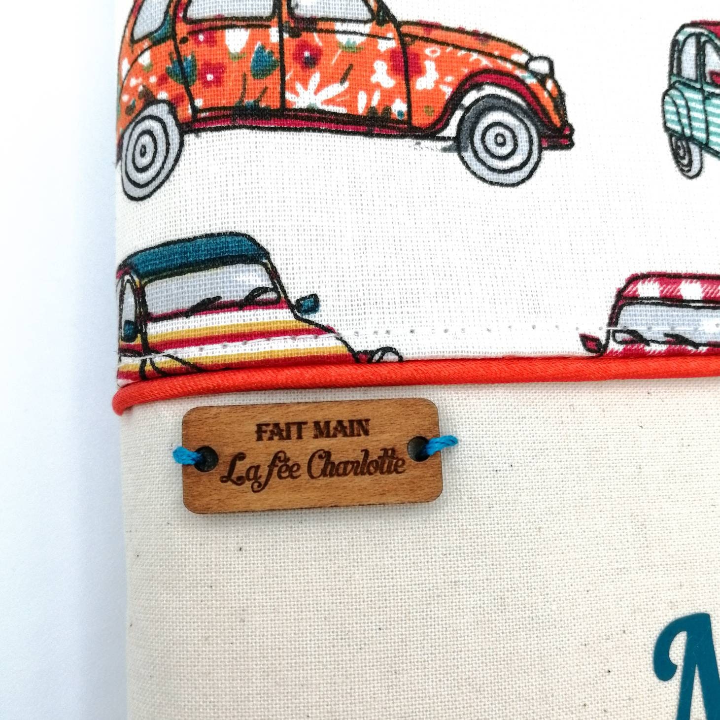 Personalized birth box for baby boy with first name, Citroën 2CV cars