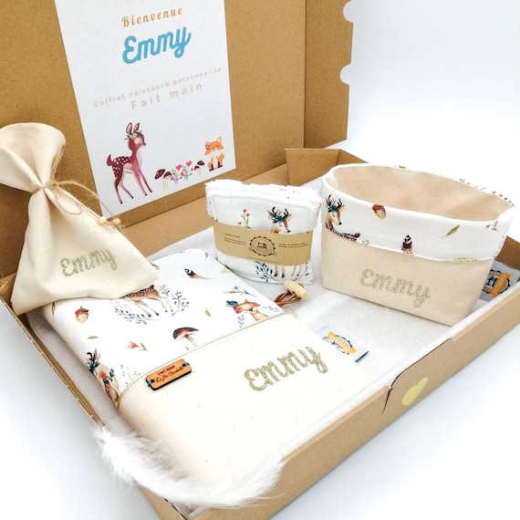 coffret naissance bébé fille personnalisé