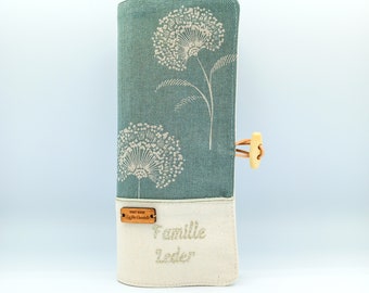Personalized family record book cover, dandelions, personalized gift, personalized wedding gift