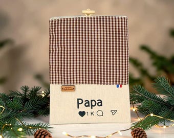 Vichy Paperback Book Cover for Men - Personalized Gift - Christmas Gift Idea for Teacher, Family or Friends