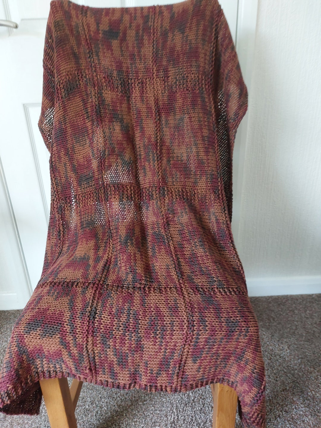 Natural Cotton Lap Blanket Etsy UK