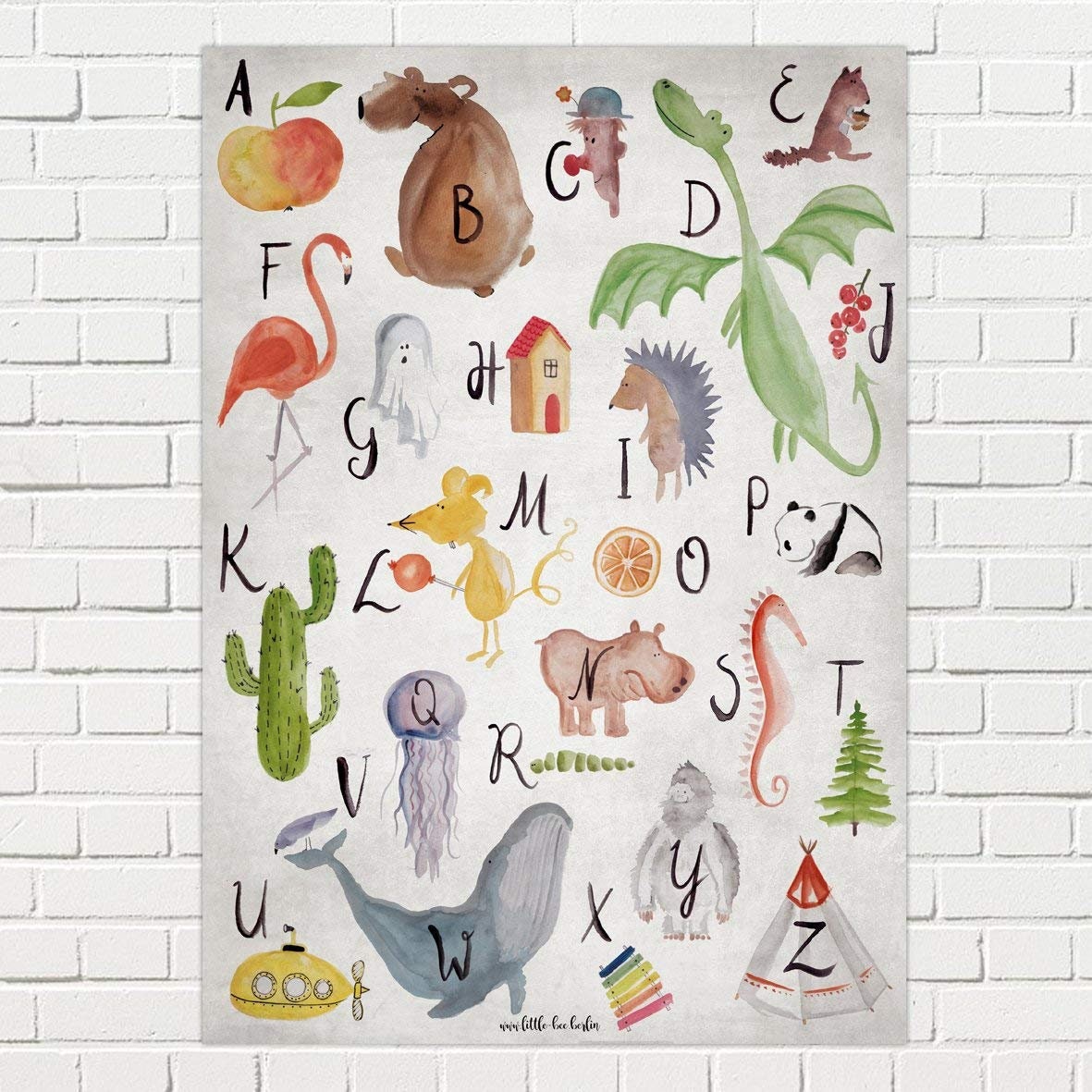 Funny ABC Letters (For kids aged 3-6 years) Poster for Sale by