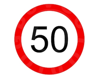 Speed Limit Birthday Sign - Etsy