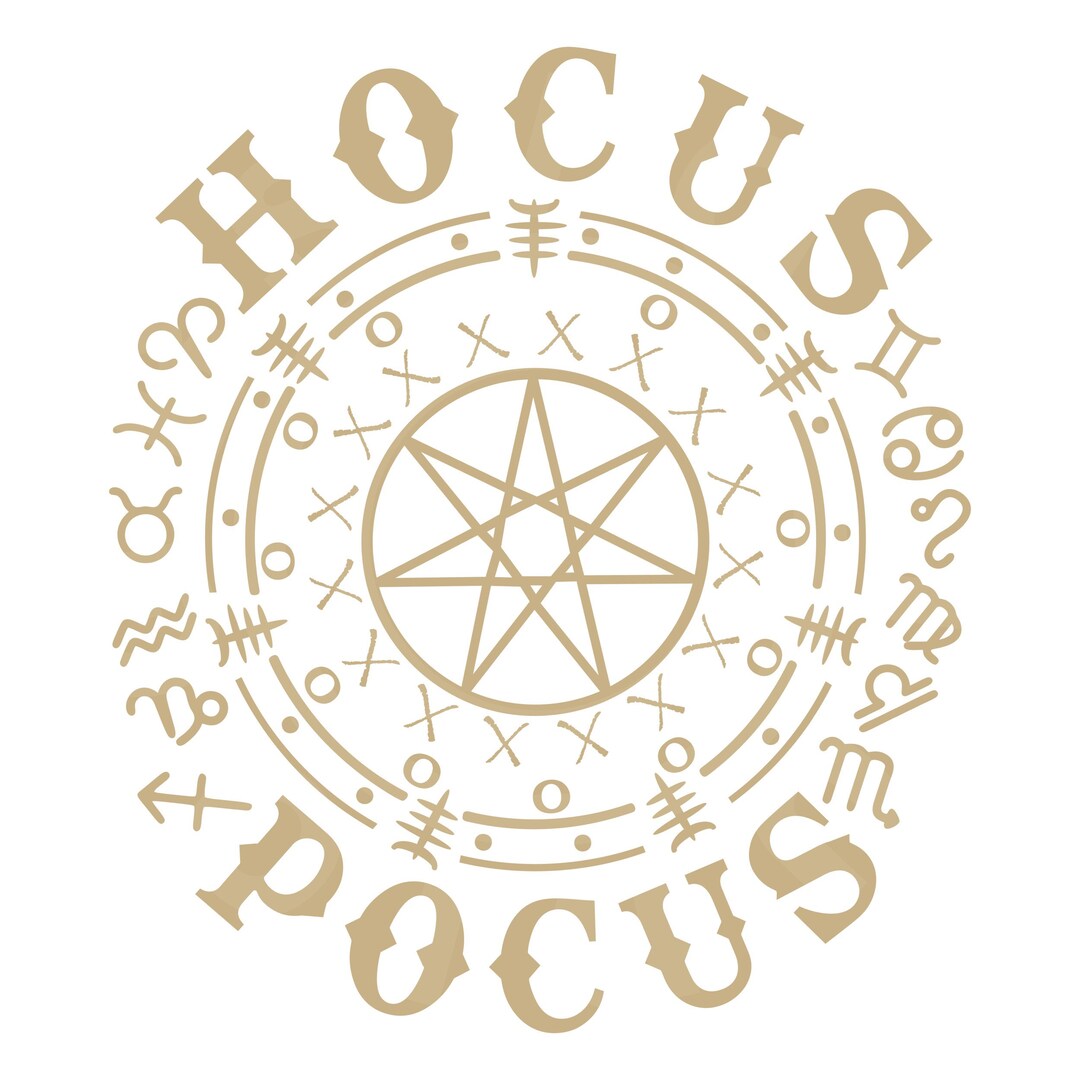 Dsign Pocus Hocus Pocus Astrology Star Signs SVG: Halloween Witches Cut File ...
