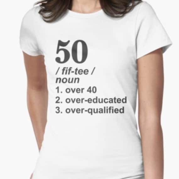 Download 50th Birthday Svg 50 Definition Tshirt Design Digital File Etsy