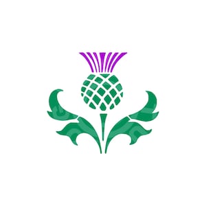 Scottish Thistle Digital SVG Printable Cut File Scottish National Emblem