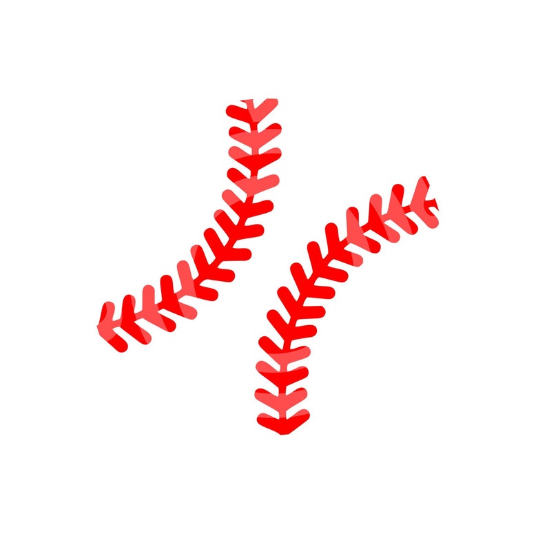 Download Baseball Laces SVG Printable Cut File for Silhouette ...