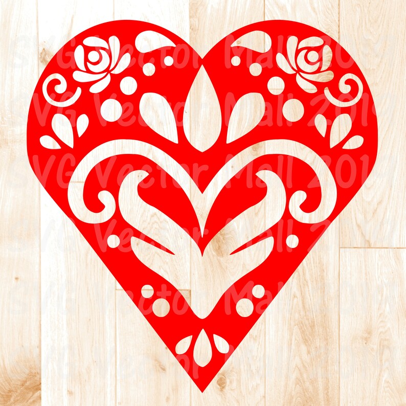 Download Heart vector SVG Bundle Valentine SVG Clipart Heart Rose ...