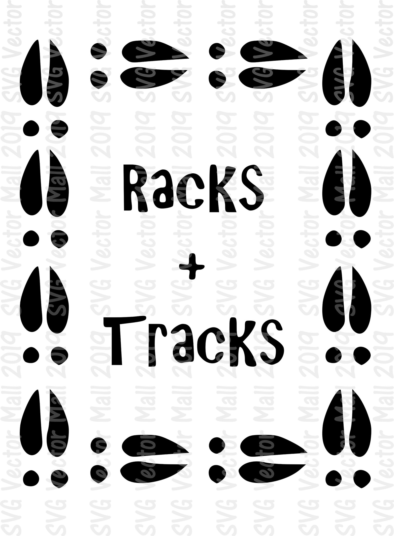 Racks, Tracks, Deer, Antlers, Deer Tracks, Deer SVG, Digital Download ...