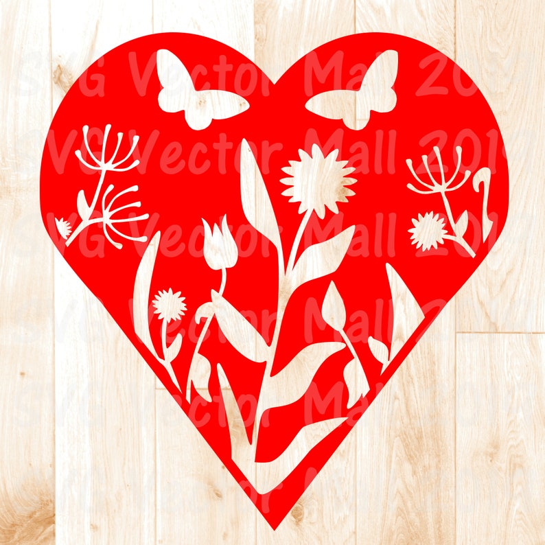 Download Heart vector SVG Bundle Valentine SVG Clipart Heart Rose ...