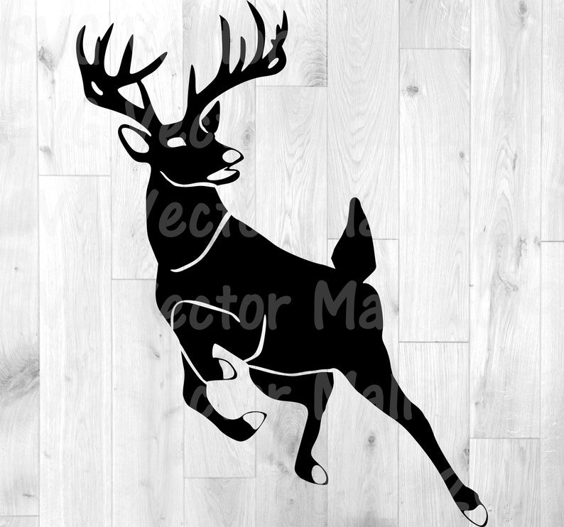 Download Jumping deer SVG Buck SVG Stag clipart Leaping Deer SVG | Etsy