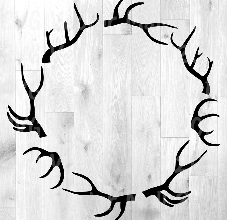 Download Deer Antlers SVG deer head deer clipart antler svg deer | Etsy