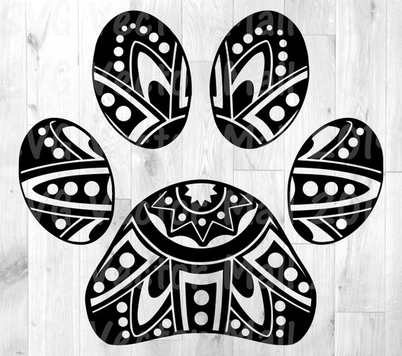 Download Mandala Svg Mandala Paw Dog Paw Svg Clipart Mandala Svg Etsy