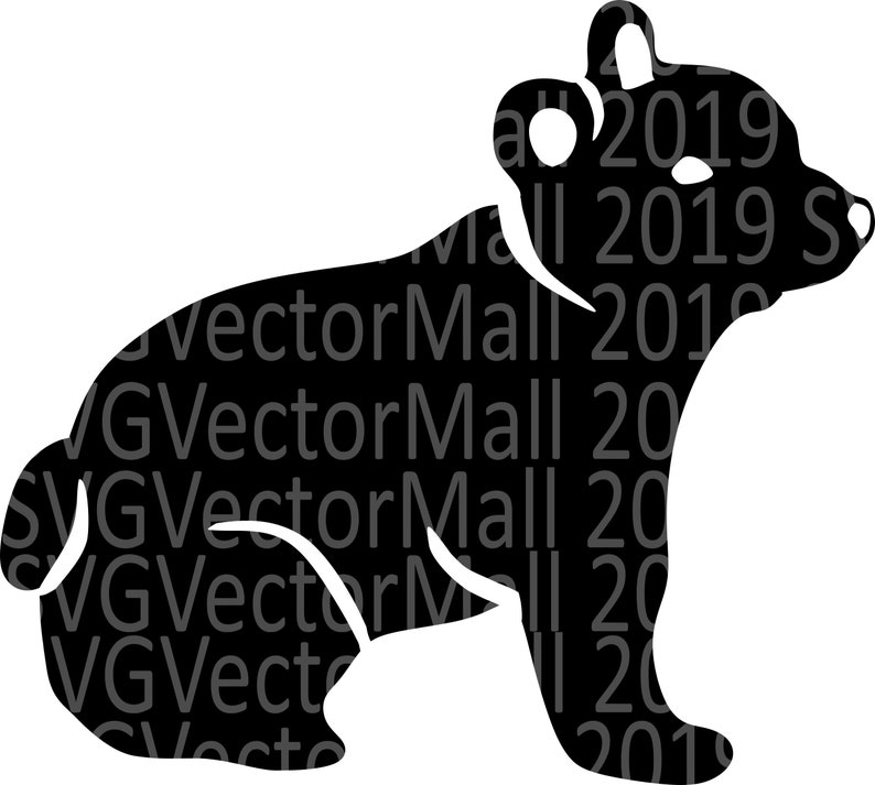 Download Art Collectibles Clip Art Bear Svg Decal Clip Art Cut File Bear Silhouette Bear Cub Svg Vector Mama Bear Svg