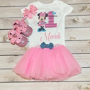 Minnie Mouse 1st birthday outfit, first birthday Minnie Mouse outfit girl, Minnie Mouse outfit, first birthday Mickey Mouse, minnie shirt