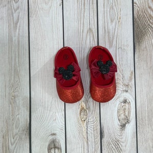Aja El sendero Queja Zapatos rojos Zapatos de niña 1er zapatos de bebé de - Etsy México
