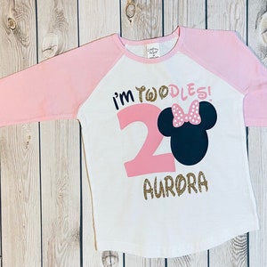 Minnie mouse birthday shirt 2 sales