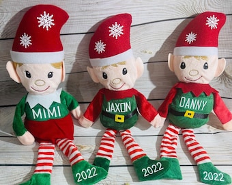 Arrives before Christmas|Free USA Shipping| 2026 Elf Plush doll| plush elves Christmas doll|personalized Christmas elf| personalized elves