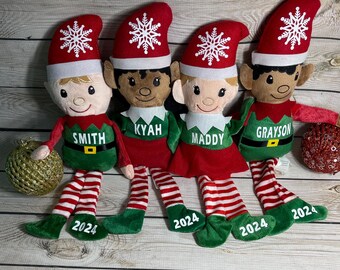 Elf Buddy Personalized Elf Plush Elf Stuffed CHRISTMAS Elf Elf Elves Named Christmas Elves stocking Etsy