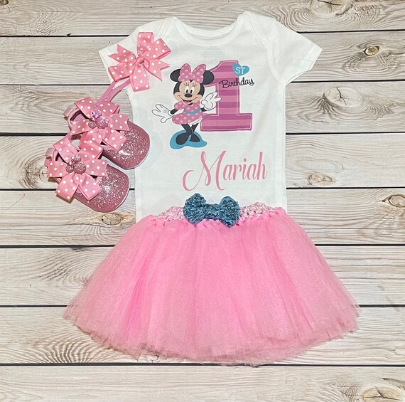 Minnie mouse first store birthday dress