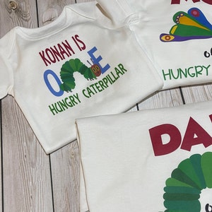 The very hungry caterpillar first birthday shirts hungry caterpillar party hungry caterpillar shirt hungry caterpillar mom and dad shirts image 9