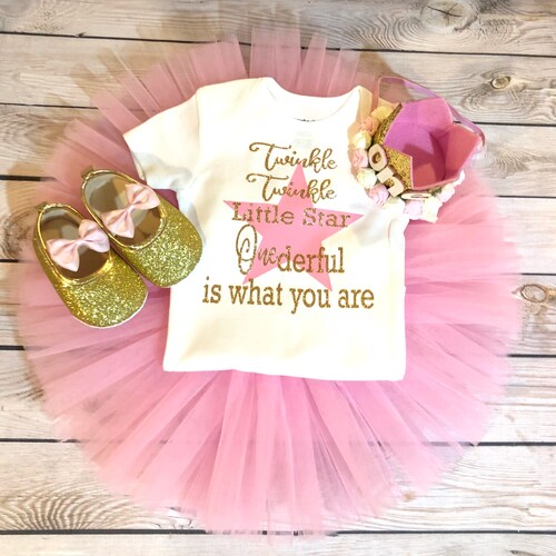 twinkle twinkle little star first birthday outfit