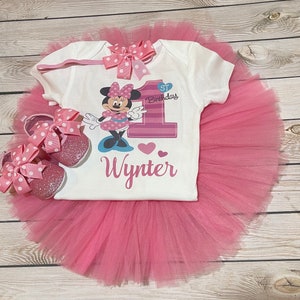 Minnie Mouse 1st birthday outfit, first birthday Minnie Mouse outfit girl, Minnie Mouse outfit, first birthday Mickey Mouse, minnie shirt