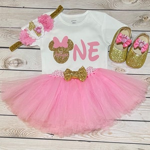 Minnie Mouse 1st birthday outfit| Minnie mouse birthday girl| first birthday outfit| mickey mouse 1st birthday girl | baby girl Minnie Mouse