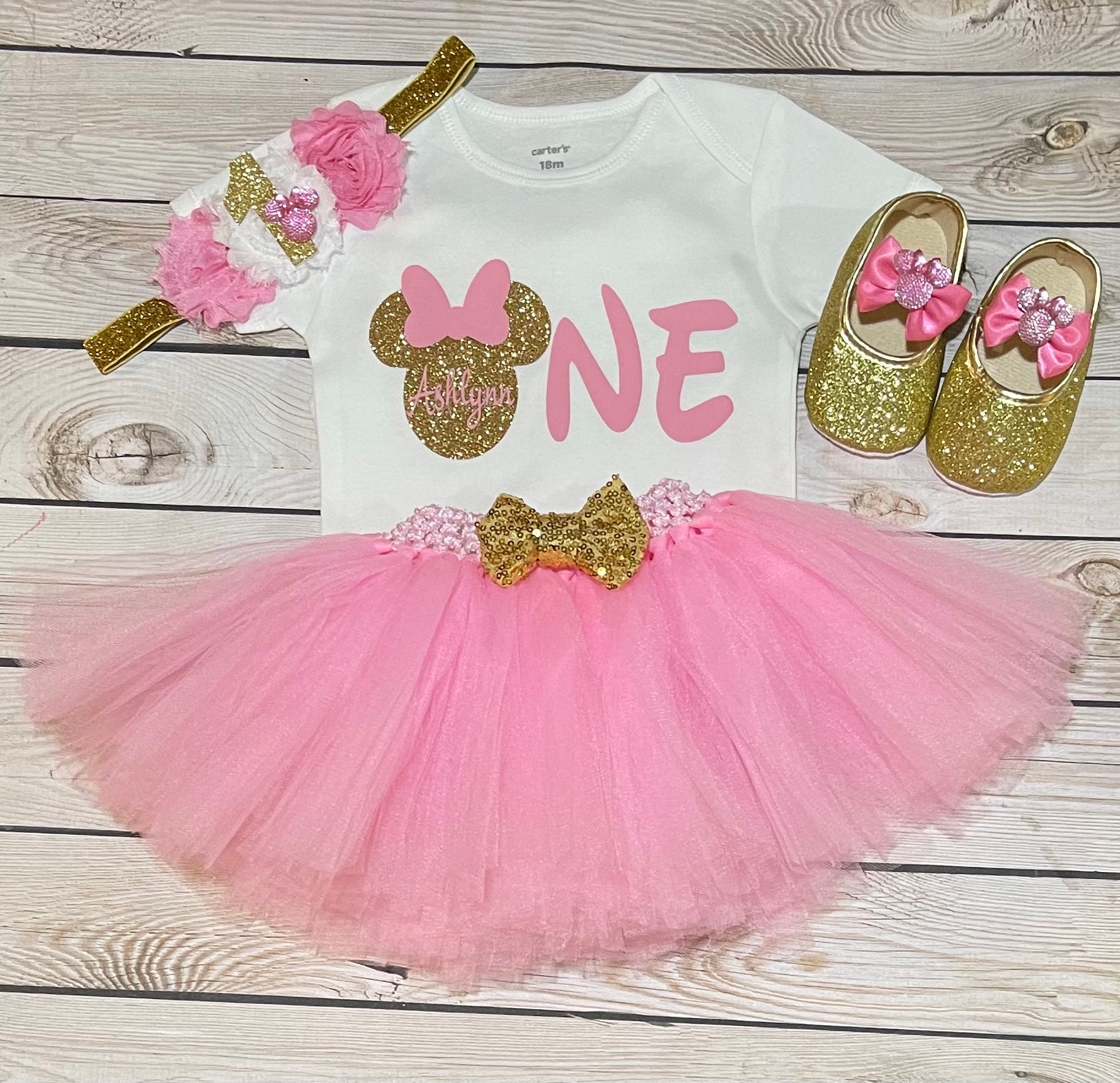 Actualizar 55+ imagen minnie mouse 1st birthday outfit