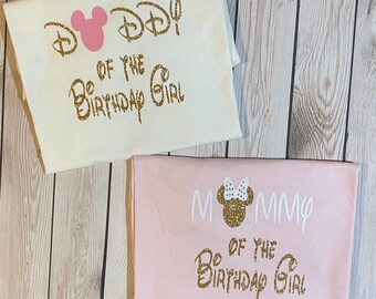 Minnie Mouse Birthday Girl Shirt: Matching Family Party Tees