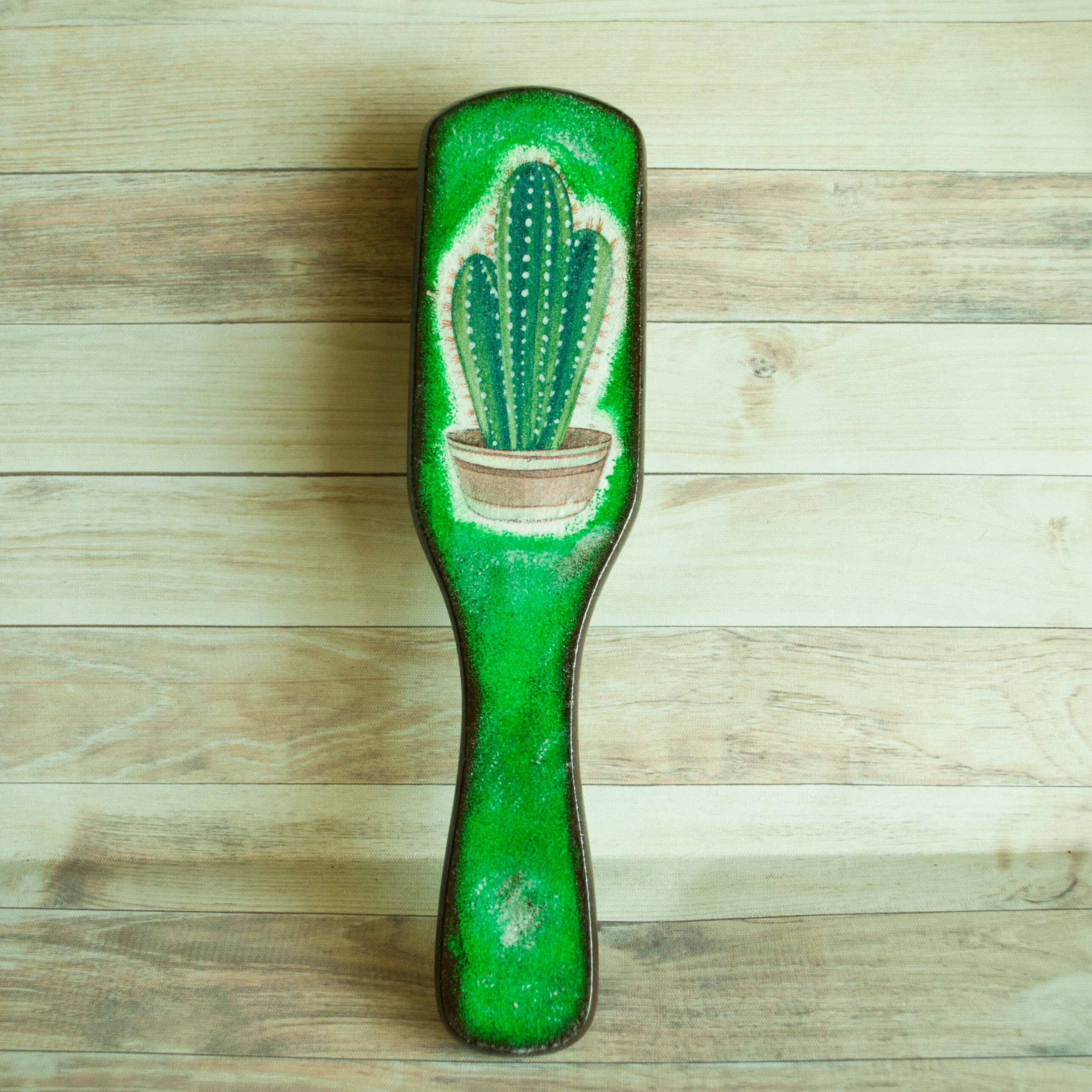 Cactus Hair Brush - Etsy
