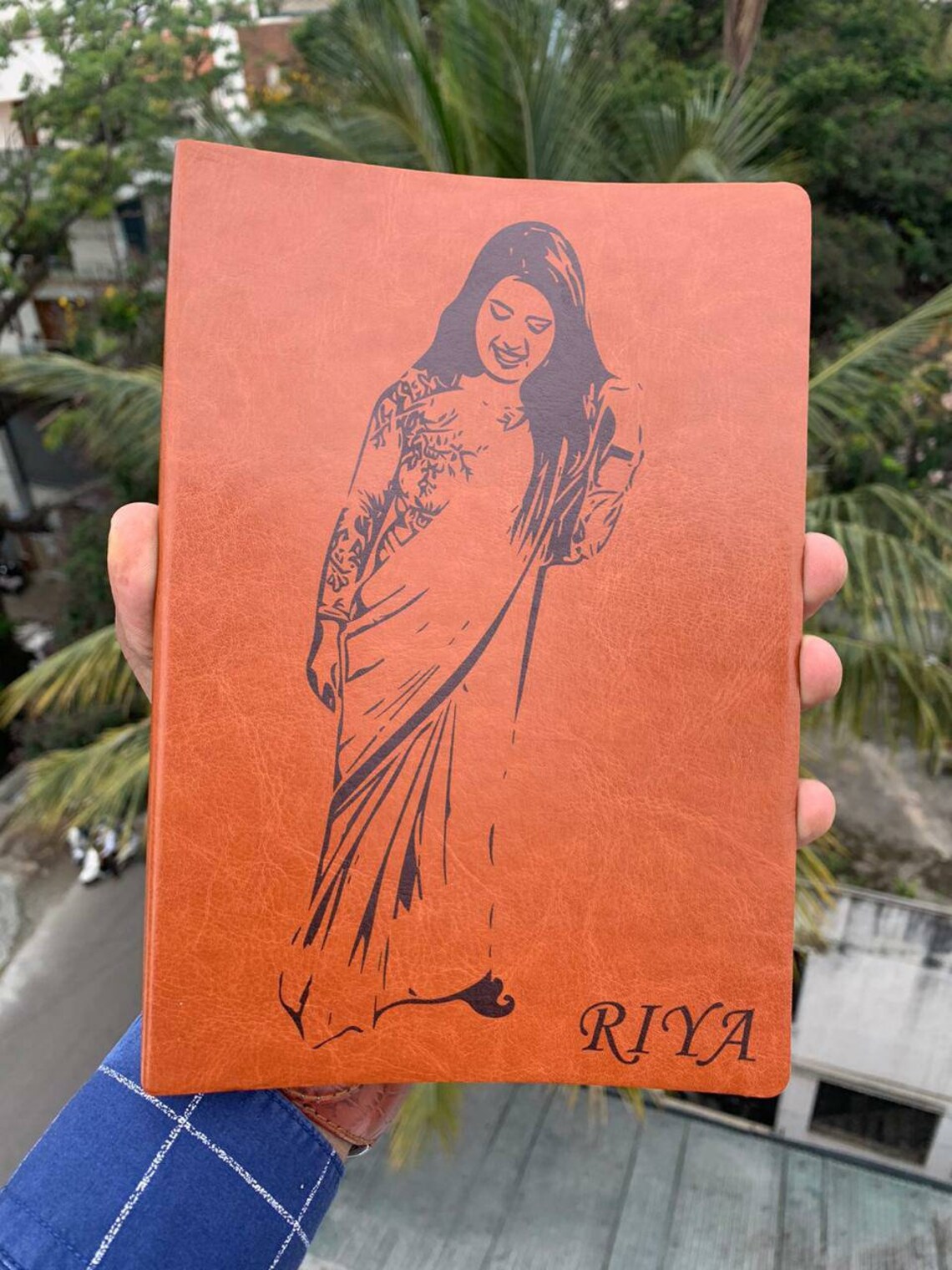 Personalized sketch diary with pen Etsy