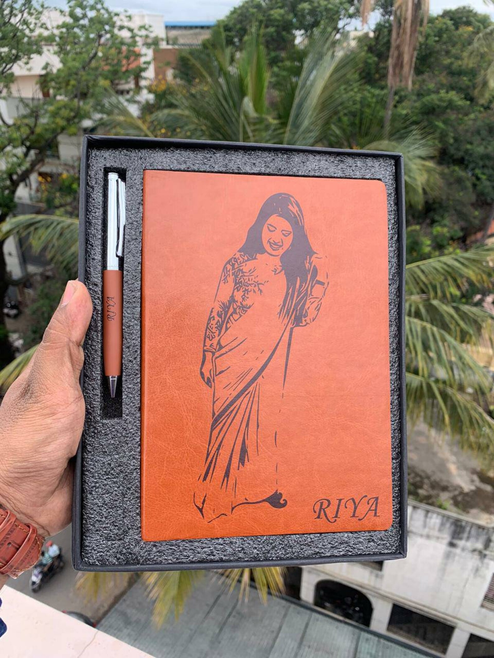 Personalized sketch diary with pen Etsy