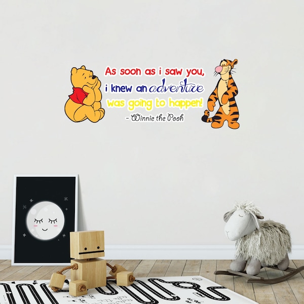 Winnie the Pooh Wall Decal Etsy