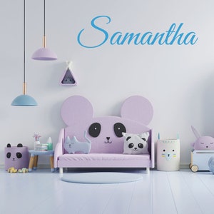 Custom Name Great Vibes Font  Nursery Wall Decal Vinyl Sticker | Name Wall Decal | Kids Wall Decal | Vinyl Sticker | Room Decal
