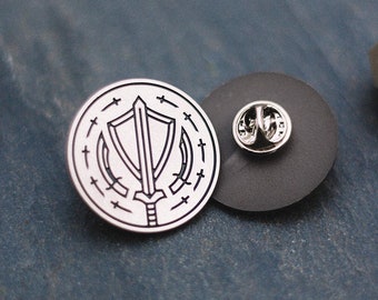 Fighter Class Enamel Pin / Fighter D&D Enamel Pin / Fighter RPG Enamel Pin / Fighter DnD Enamel Pin / Fighter Icon