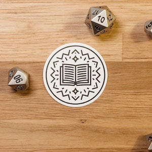 Adesivo de classe de mago / Adesivo de D&D de mago / Adesivo de RPG de mago / Adesivo de DnD de mago / Adesivo de laptop de mago / Ícone de mago