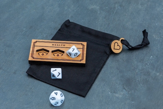 D&D Health Tracker / DnD Health Counter / RPG Health Tracker / Gaming HP Tracker / Hit Point Tracker