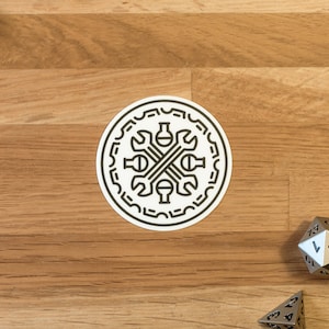Adesivo Artificer / Adesivo Artificer D&D / Adesivo Artificer RPG / Adesivo Artificer DnD / Adesivo Artificer Laptop / Ícone Artificer