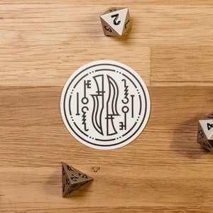 Adesivo de classe Rogue / Adesivo de D&D Rogue / Adesivo de RPG Rogue / Adesivo de DnD Rogue / Adesivo de laptop Rogue / Ícone Rogue