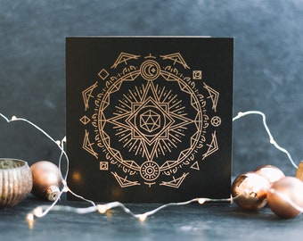 D&D Greetings Cards x 5 / Blank DnD Greetings Card Pack of 5 / DnD Christmas Card Pack