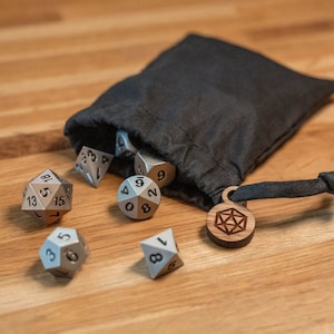 Würfeltasche / D&D Würfeltasche / Token Tasche / DnD Gamepiece Tasche / Rollenspiel Aufbewahrungstasche
