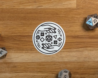 Dungeon Master Sticker / DM D&D Sticker / Dungeon Master RPG Sticker / Dungeon Master DnD Sticker / DM Laptop Sticker / Game Master Icon