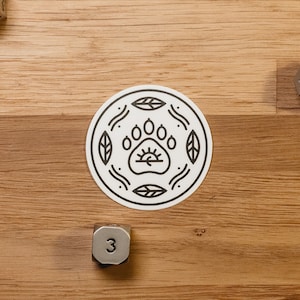 Adesivo de classe Druida / Adesivo de D&D Druida / Adesivo de RPG Druida / Adesivo de DnD Druida / Adesivo de Laptop Druida / Ícone de Druida