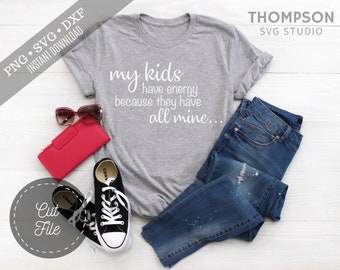 SVG DXF PNG Archivos de corte, taza de café archivo de corte, divertido mamá camisa Svg, archivo Cameo, archivo Cricut