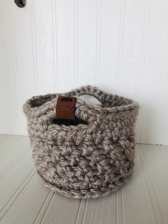 Crochet Basket Home Decor Storage Yarn Toys Towels Etsy