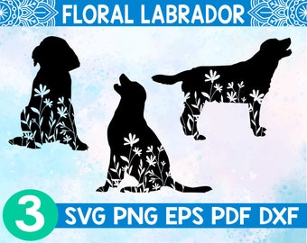 Download Dog Flowers Svg Etsy