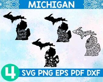 Download Michigan Mandala Svg Etsy